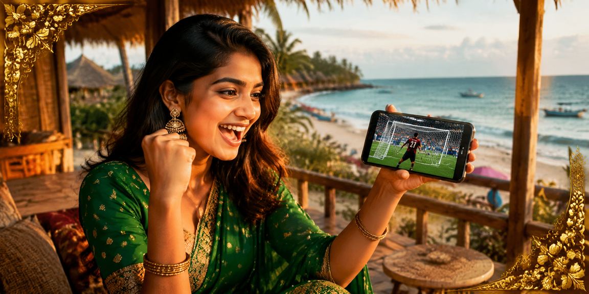 সেন্ট মার্টিনে সমুদ্র সৈকতে ফুটবল বেটিং করছেন ব্যবহারকারী